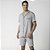Pijama Masculino Curto Aberto Mescla - Imagem 1