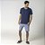 Pijama Masculino Curto Azul Tie - Imagem 3