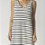 Vestido Sportwear Listrado Balance Preto - Imagem 2