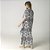 Kaftan Feminino Longo Natori Preto - Imagem 3