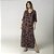 Kaftan Feminino Longo Sacre Bordô - Imagem 1