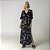 Kaftan Feminino Longo Modernique Preto - Imagem 1