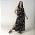 Camisola Longa Plus Size Modernique Preto - Imagem 1