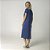 Camisão Feminino Midi Azul Atalaia com Renda - Imagem 3