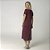 Camisão Feminino Midi Vinho com Renda - Imagem 3