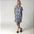 Camisão Feminino Curto Azul Paisley - Imagem 2