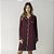 Camisão Feminino Curto Aberto Bordô - Imagem 1