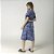 Camisão Feminino Midi Azul Organique com Renda - Imagem 3