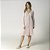 Camisão Feminino Aberto Rosa Folliage - Imagem 1