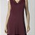 Camisola Midi Regata Vinho com Renda - Imagem 2