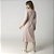 Camisão Feminino Longo Gestante Rosa Suave - Imagem 3