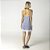 Camisola Curta de Alça Azul Tie com Renda - Imagem 4
