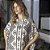 Kaftan Feminino Curto Natori Preto - Imagem 5