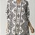 Kaftan Feminino Curto Natori Preto - Imagem 3