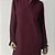 Robe de Zíper Feminino Longo Microsoft Bordô - Imagem 2