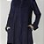 Robe de Zíper Feminino Longo Plush Marinho - Imagem 2