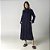 Robe de Zíper Feminino Longo Plush Marinho - Imagem 1