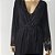 Robe Feminino Curto Tricot Preto com Renda - Imagem 3