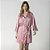 Robe Feminino Curto Cetim Azul Marinho - Imagem 6