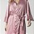 Robe Feminino Curto Cetim Rosê - Imagem 5