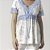 Pijama Feminino Gestante Branco Blosson Blue - Imagem 2