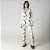 Pijama Feminino Longo Aberto Zebra - Imagem 1
