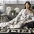 Pijama Feminino Longo Aberto Zebra - Imagem 4