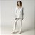 Pijama Feminino Aberto Branco Lavanda - Imagem 1