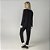Pijama Feminino Longo Preto com Off White - Imagem 3