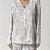 Pijama Feminino Longo Aberto Cashemere Grey - Imagem 4