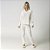 Pijama Feminino Longo Ultra Soft Off White - Imagem 1