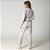 Pijama Feminino Longo Listrado Rosê Merlot - Imagem 3