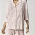 Pijama Feminino Aberto Rosa Folliage - Imagem 2