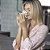 Pijama Feminino Aberto Rosa Folliage - Imagem 4