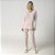 Pijama Feminino Longo Rosa Folliage - Imagem 1