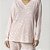 Pijama Feminino Longo Rosa Folliage - Imagem 2
