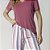 Pijama Feminino Manga Curta Stripe Mix - Imagem 2