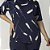 Pijama Feminino Capri Plus Size Meteorito Marinho - Imagem 2