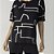 Pijama Feminino Capri Modernique Preto - Imagem 2
