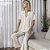 Pijama Feminino Capri Aberto Listra Provence - Imagem 4