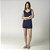 Short Doll Regata Marinho com Renda - Imagem 3