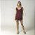 Short Doll Regata Vinho com Renda - Imagem 2