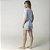 Pijama Feminino Curto Azul Claro com Renda - Imagem 4