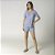 Pijama Feminino Curto Aberto Geometric Azul - Imagem 2