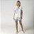 Pijama Feminino Curto Aberto Branco Blosson Blue - Imagem 3