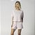 Pijama Feminino Curto Listrado Rosê Merlot - Imagem 1