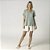 Pijama Feminino Curto Listra Provence e Verde - Imagem 2
