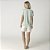 Pijama Feminino Curto Listra Provence e Verde - Imagem 4