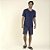 Pijama Masculino Curto Poliamida Gravataria Marinho - Imagem 2
