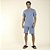 Pijama Masculino Curto Visco Listrado Azul - Imagem 2